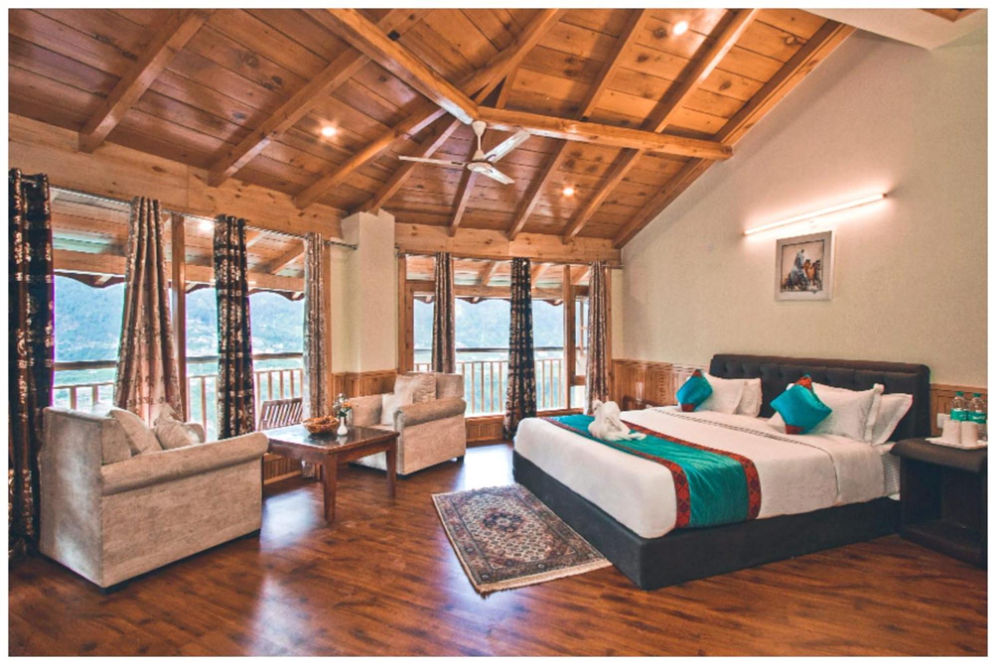 Manali Hotel T H E - B D - R E S O R T - Free Parking - Jungle Safari And Restaurant Facilities -Luxury & Spacious Room - Best Premium Hotel In Manali Eksteriør billede